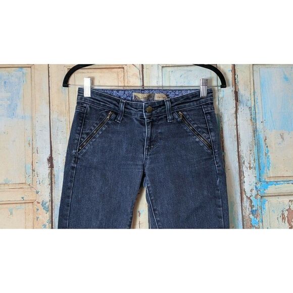 Paige Womens Size 25 Blue Low Rise Zipper Pockets Verdugo Jegging Skinny Jeans - Picture 2 of 8